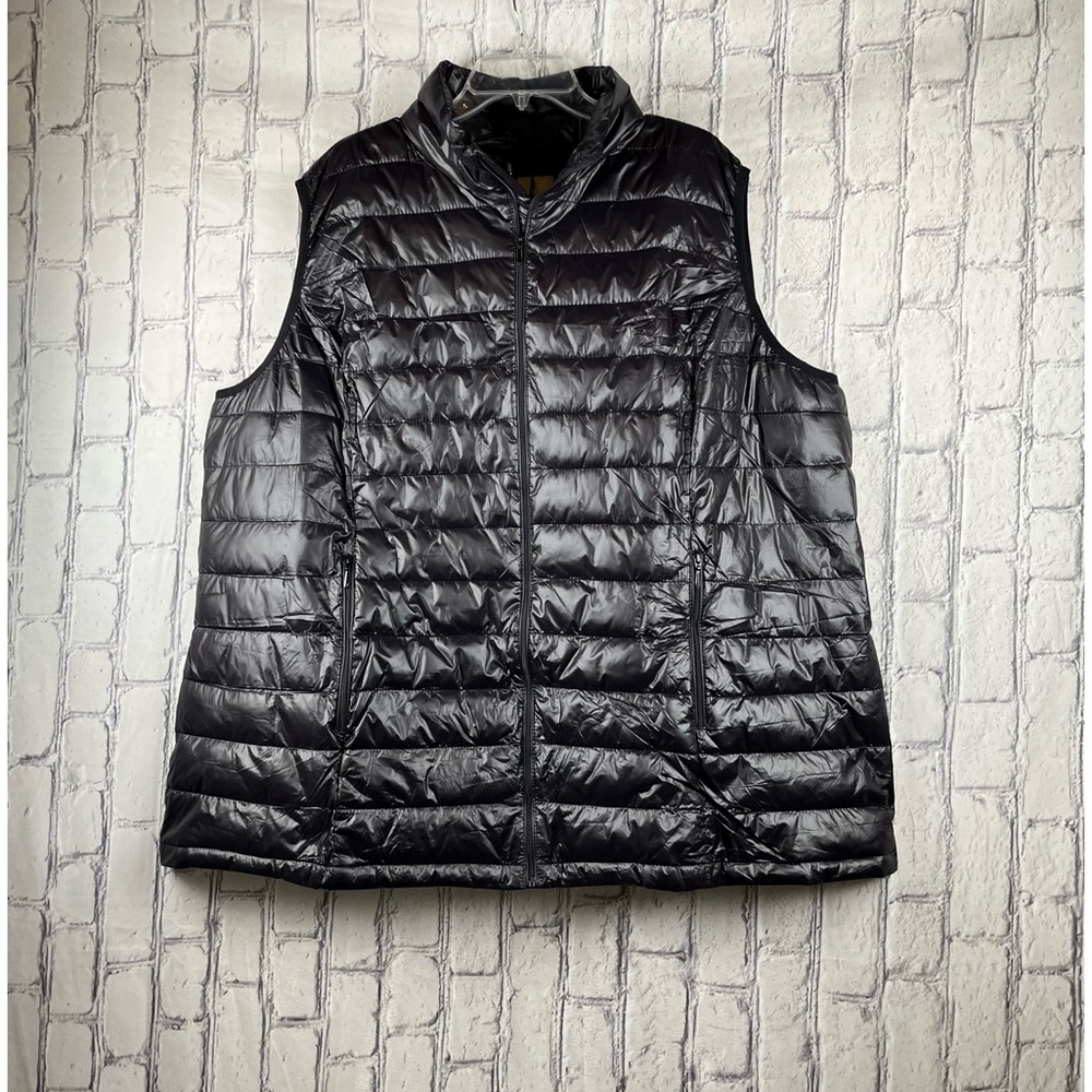 Within Size 26/28 2X Women Plus Size Packable Vest Black